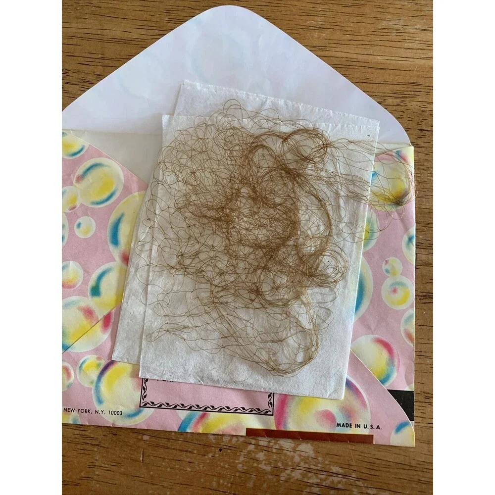 Vintage Hair Net NOS in Period Packaging Duro‎ Belle Light Brown Rare!!
